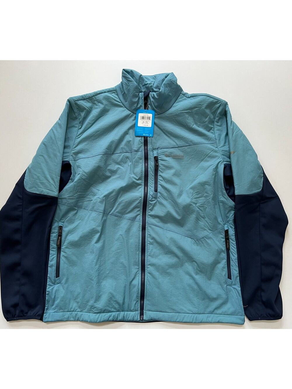 Columbia Titanium Men's Peak Pursuit Midlayer Hybrid Jacket Blue/Navy XL NWT